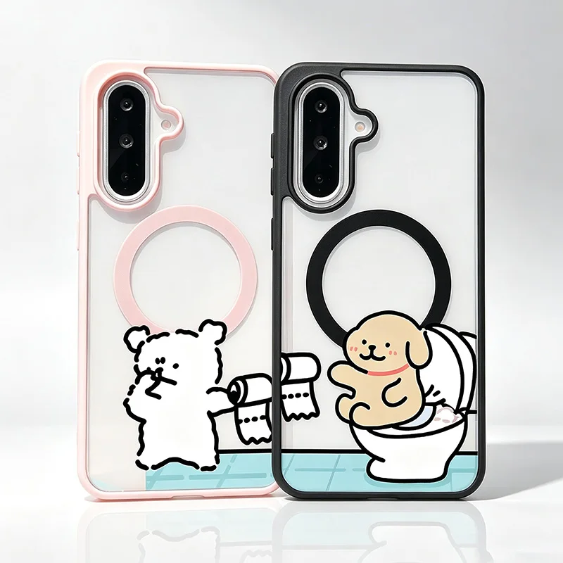 Coque de téléphone magnétique Lovers pour MagSafe compatible avec iPhone 16 Pro Max, 17 Air, 15 Pro Max, 14 Plus, 13 Mini, 12, 11, XR, XS, 16E, 17E