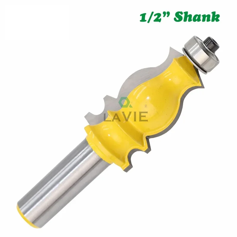 1/2 inch Shank Molding Router Bit Line Face Cutter for Wood Architectural Milling Cutters Carbide Woodworking Tools