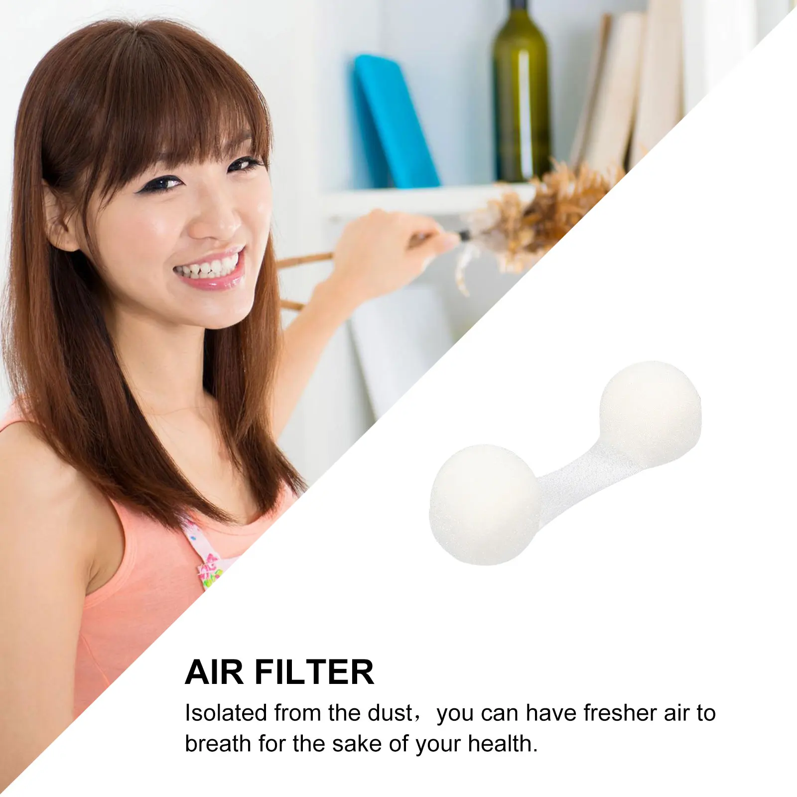 

50pcs Nose Patches Dust Mask Sponge Filter Spray Plug Smog Breathable Nasal White Comfortable Safe Fits All Multifunction