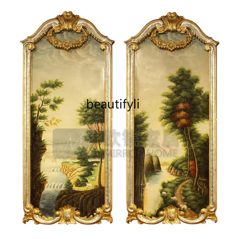 

Новые ручная роспись картины маслом в китайском стиле, пейзажи, цветы и птицы, декоративные картины, настенные картины на крыльце