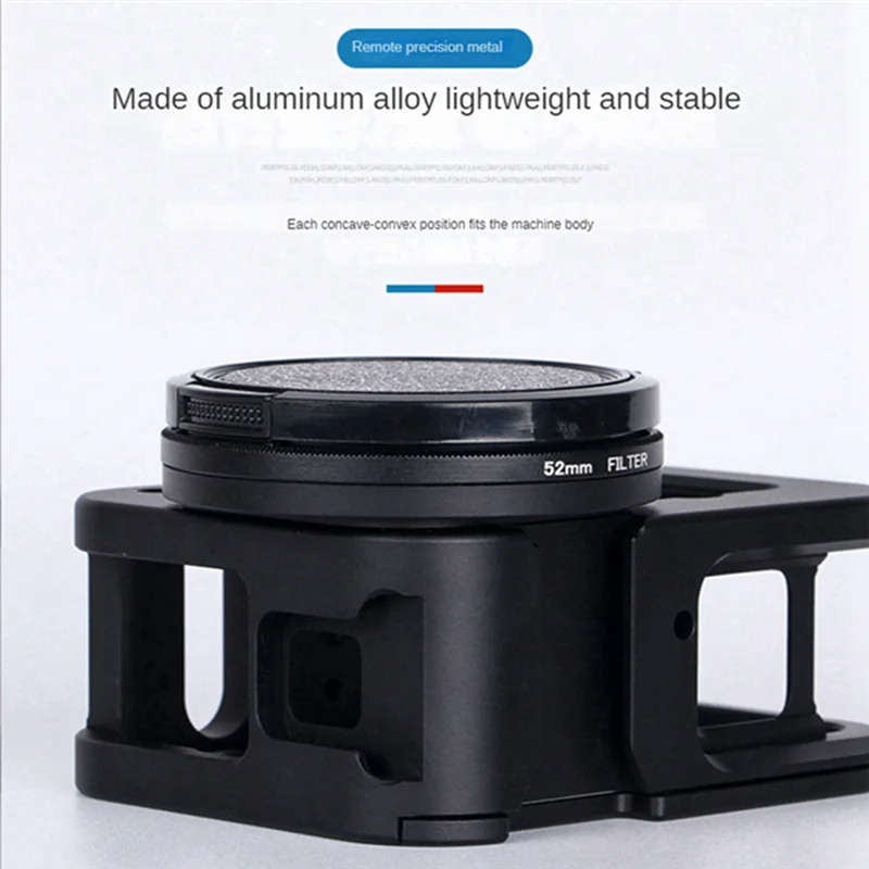 ZIZI For Gopro 9/10/11 Camera Expansion Diving Protective Cover Aluminium Alloy Portable Housing Case