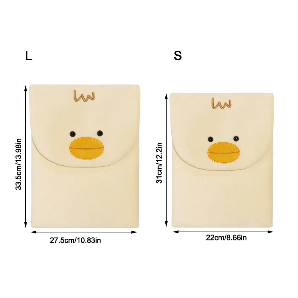 حقيبة كمبيوتر جديدة من القطيفة على شكل حيوانات كرتونية محمولة ذات سعة كبيرة حقيبة تخزين iPad حقيبة تخزين للكمبيوتر اللوحي اللطيفة #6