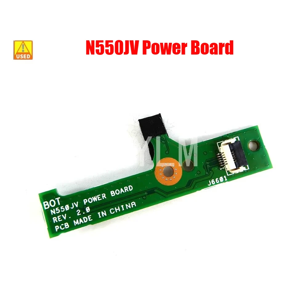 Used N550JV Power Board For ASUS N550J N550JV N550LF N550L N550JK N550JX Power Button Switch Board