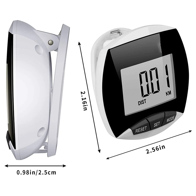 Best Pedometer, Simply Operation Walking Running Pedometer With Calories Burned And Steps Counting