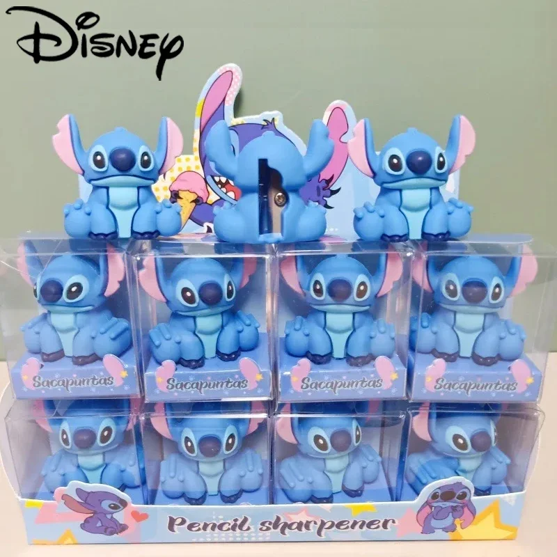 

Disney Anime Stitch Pencil Sharpener Stationery Cute Cartoon Single Hole Pencil Sharpener Student School Supplies Prize Gifts