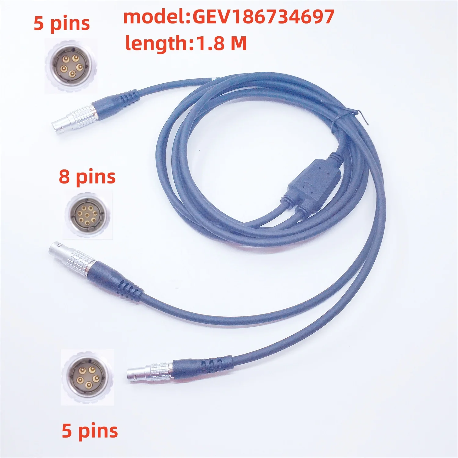 

GEV186 734697 Total Station Y Type Applicable to Leica TCPS29/30 To Total Station And GEB171/371 External Battery