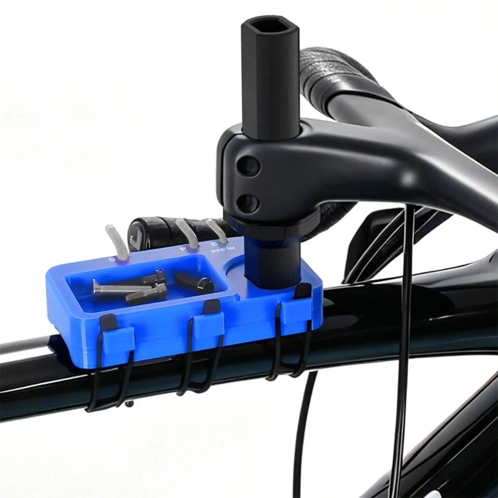 Support de réparation de tube de direction de vélo compact et robuste, outil de tube de direction virtuel pour le routage semi-intégré, pour atelier, maison, garage