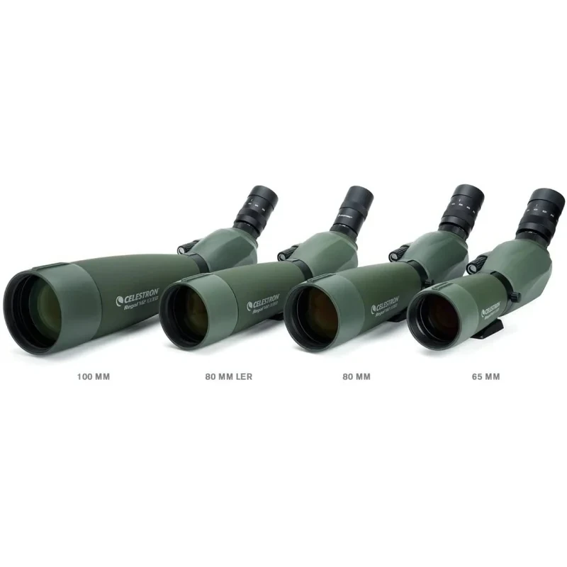 Celestron-Regal M2 65ED 80ED 100ED, Fully Multicoated Optics ED Objective Lens for Bird Watching Hunting, 22-67x Zoom Lens