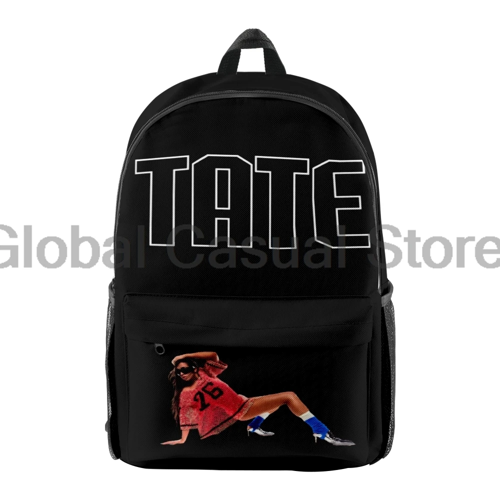 Tate McRae Merch Backpack 2024 Think Later Tour Women Men Rucksack Fashion Travel Bag Casual Daypack