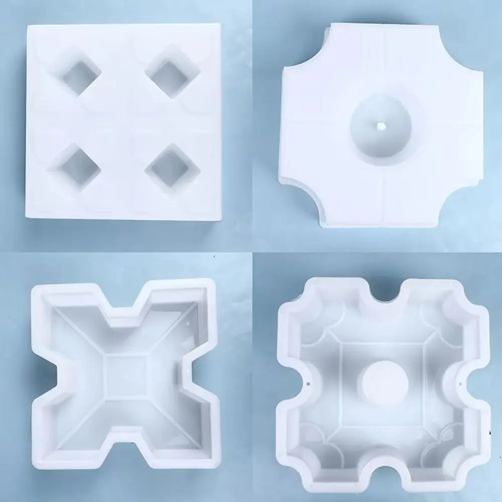 Picture 5: 1Pcs 25x6cm Paving Brick Mould Plastic Reusable Stepping Stone Paver Hollow Grass DIY Walkway Brick Mold