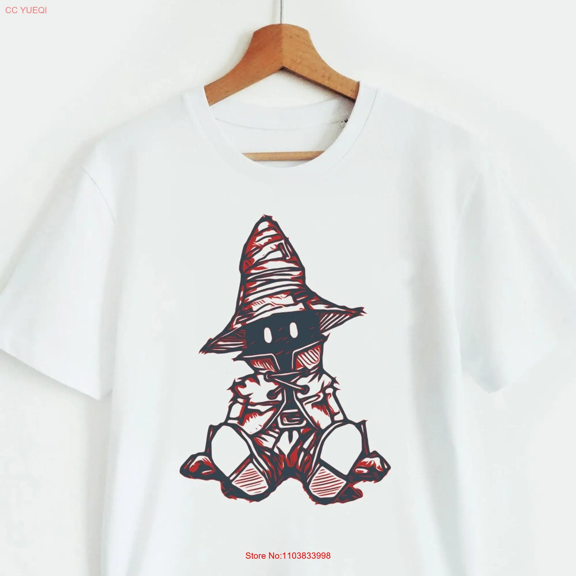 Vivi T shirt Final Fantasy 9 IX FFIX FF9 black mage fan gift long or short sleeves