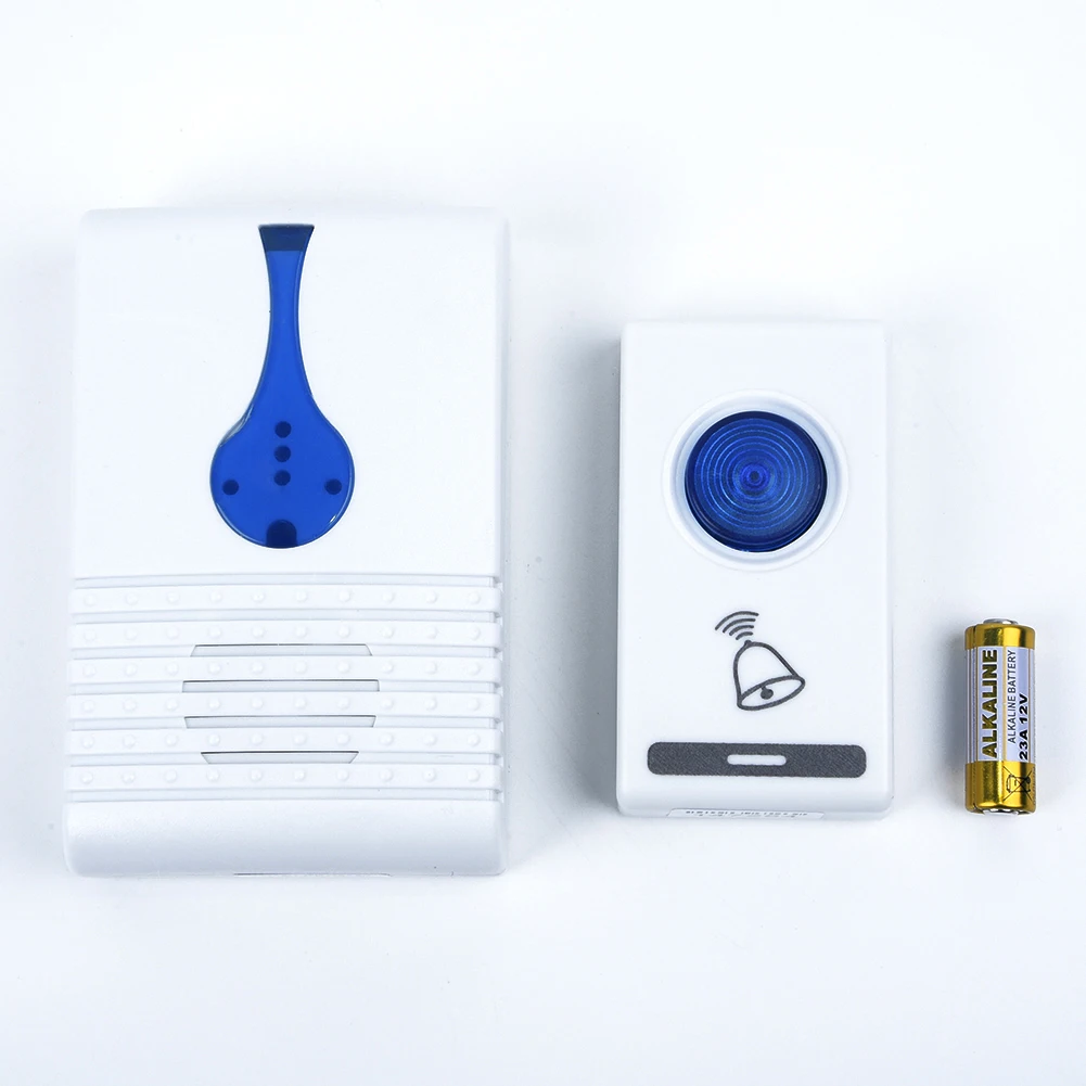 Kit campanello intelligente di sicurezza per campanello senza fili per campanello per porta meccanico autoadesivo per hotel Home Office alimentato da batterie AAA