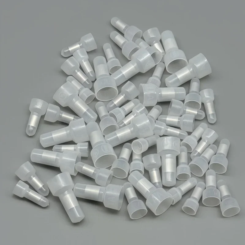 100PCS CE1 CE2 CE5 Crimp Closed Terminal Line Cap PA66 Splice Nylon Crimp Caps for Electrical Wire AWG 12-10 16-14 22-16