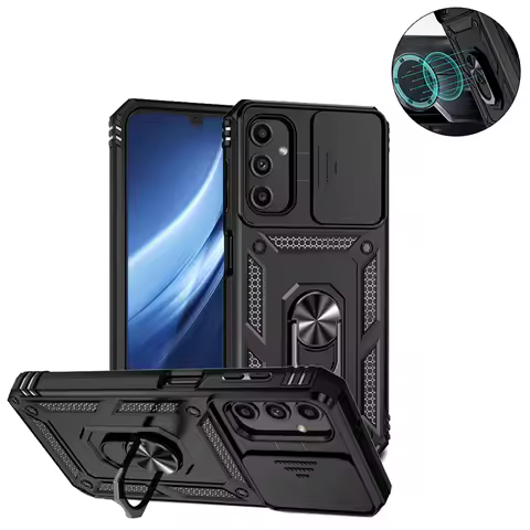 Heavy Duty Shockproof Armor Case For Samsung S24 S23 S22 S21Ultra Note20 Protective Grade Rugged Cover 360° rotating bracket