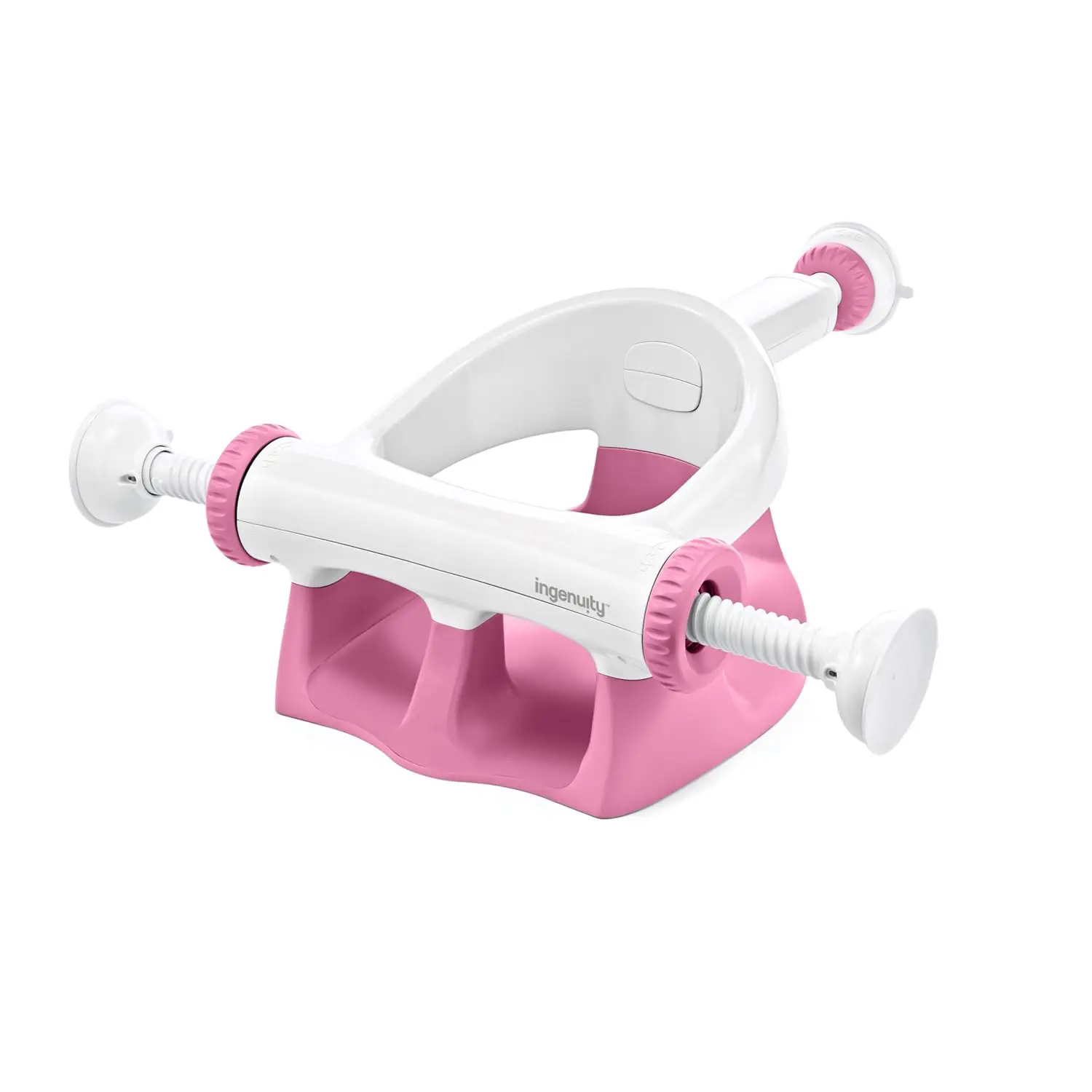 

Baby Bath Seat with Secure Suction Cups, ASTM Safety Tested, Easy Setup & Storage in Pink