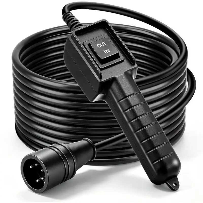 Electric Winch Remote Control Switch Cable 5 Pin For Badland 5000 9000 12000 Winches- Hand Wired