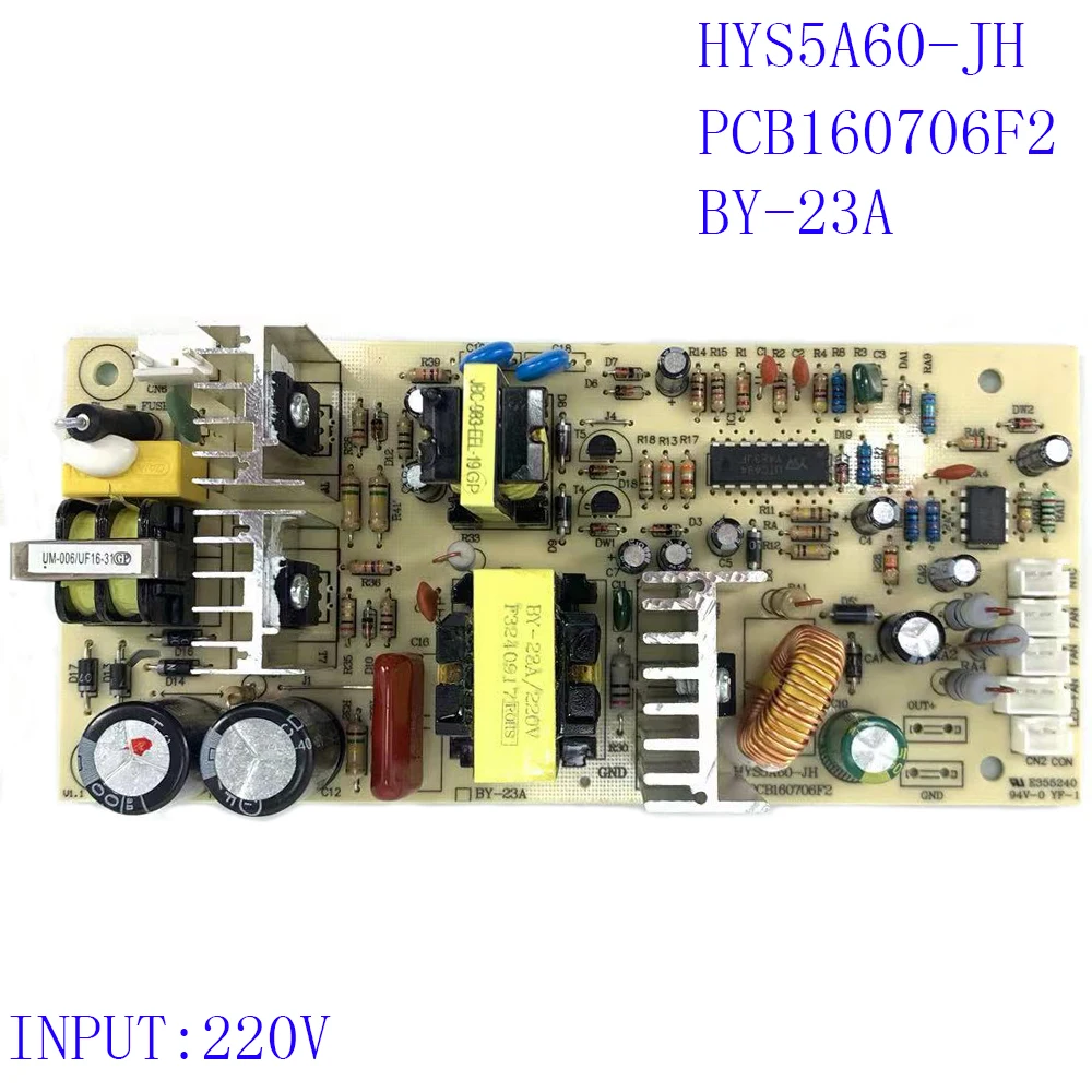 

HYS5A60-JH BY-23A PCB160706F2 220V Input Wine Cooler Control Board Refrigerator Accessories Power Circuit Board