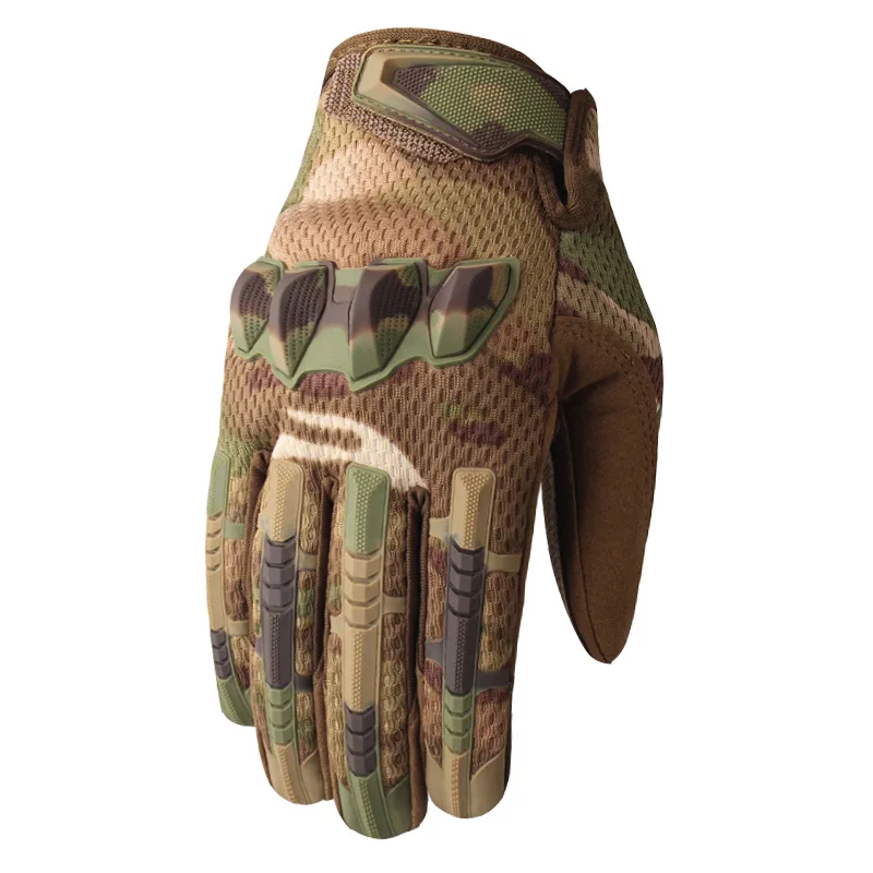 Guanti tattici per sport all'aria aperta delle forze speciali accessori antiscivolo Camouflage maschio Finger Csoplay Dress Up regalo di Halloween