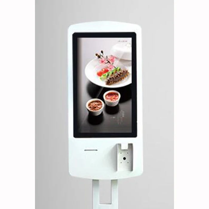 h LCD Voedsel Bestelmachine Zelfbediening Touchscreen Betalingskiosk met POS en Printer Restaurant WIFI Netwerk 24 "inch
