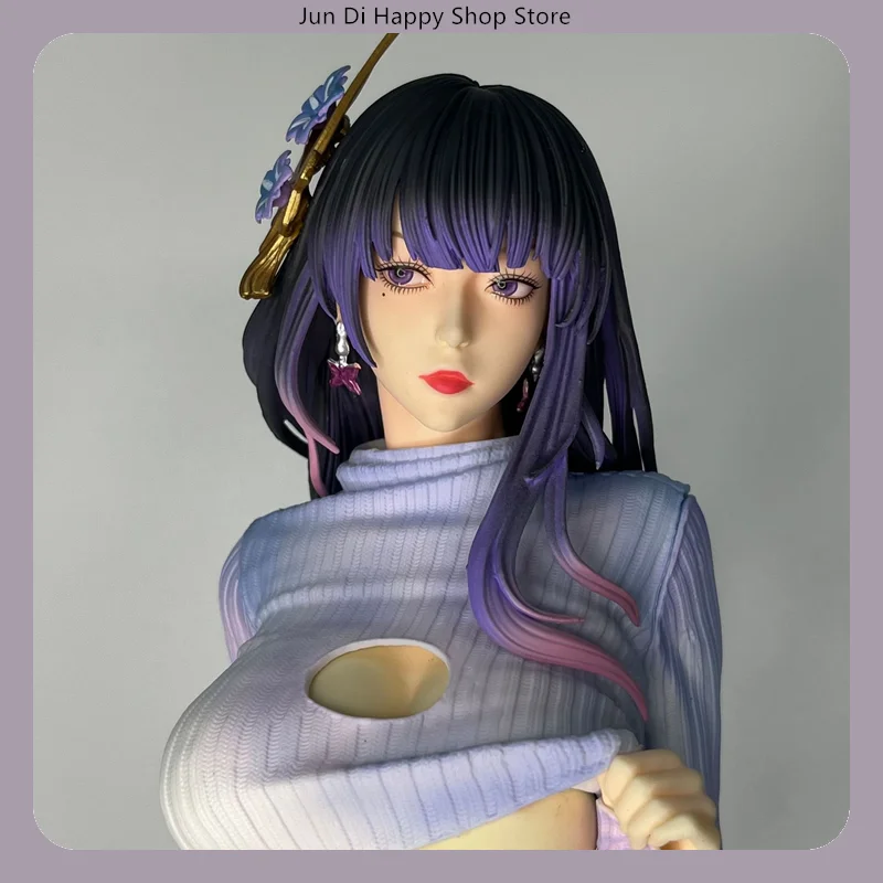 

Фигурка Raiden Shogun/Yae Miko в повседневной одежде, стоячая поза, аниме-фигурка, модель, статуэтка, коллекционная, для декора рабочего стола, игрушка