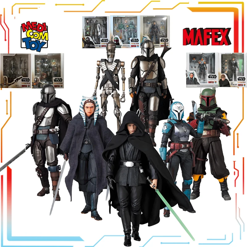 

Игрушка Medicom, оригинальная готовая подвижная кукла MAFEX, Звездные войны, сезон 3, аниме, фигурка, сборная модель, игрушки, подарки для друга