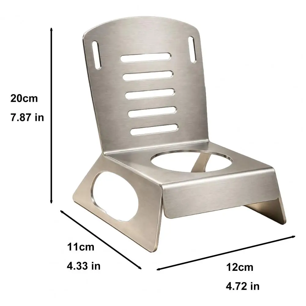 Beer Chicken Rack Stainless Steel Chicken Roaster Vertical Chicken Roaster Stand 304 Stainless Steel Bbq Holder for Grilling