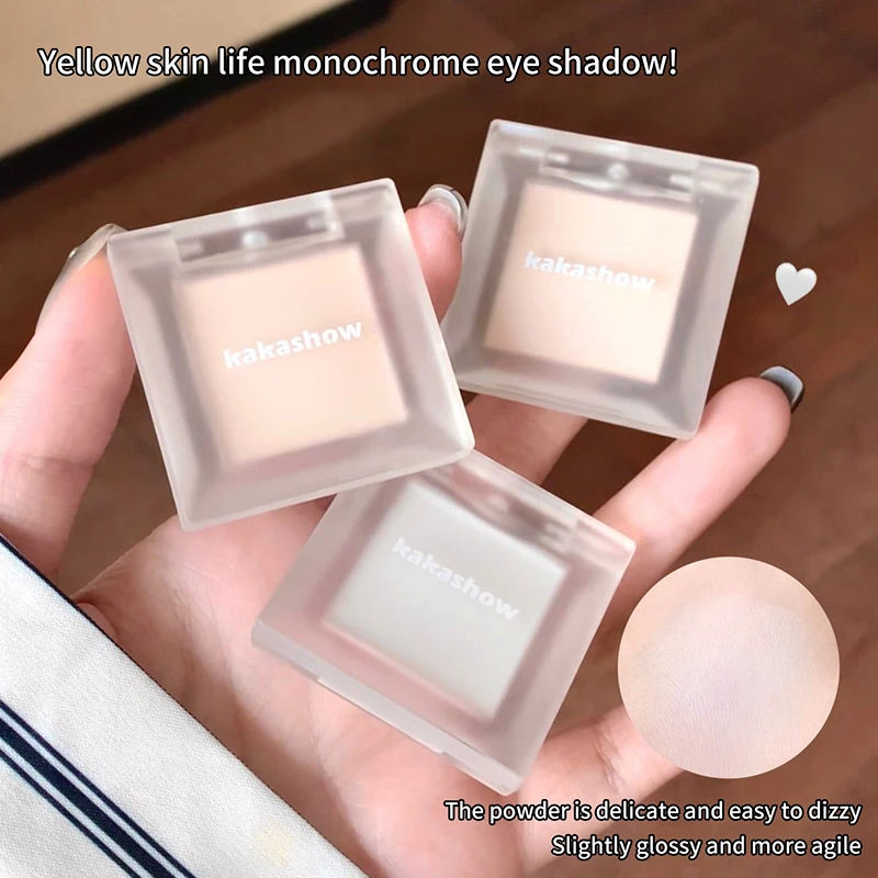 Color Lasting Monochrome Eyeshadow Palette Eye Makeup Eye Shadow Pearl Non-smudging Delicate Highligh Cosmetic