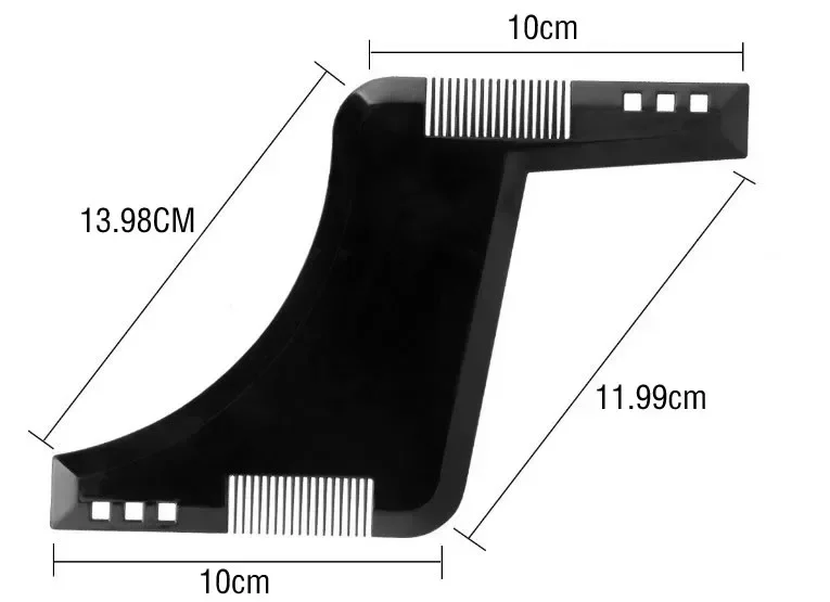 قالب تشكيل اللحية للصالون ، مشط تصفيف للحلاقة والحلاقة ، أسلوب التصميم ، أداة فرشاة العناية