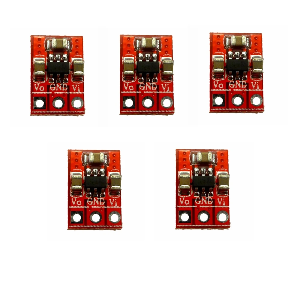 5PCS 250MA SMD 2.7-5V to 5V DC-DC Boost Step-Up Converter for temperature humidity sensor 18650 power bank ds18b20 LCD