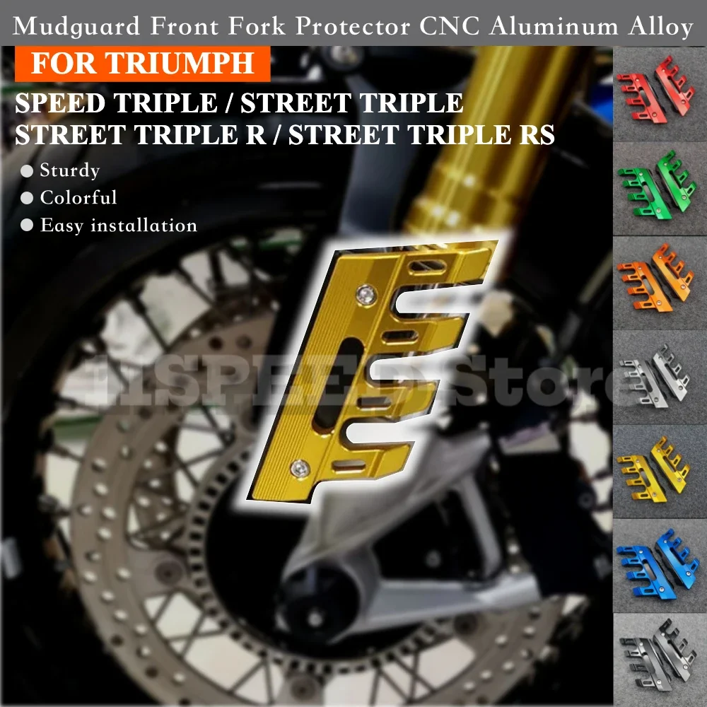

MOTO CNC Front Brake Disc Caliper Protector For TRIUMPH SPEED TRIPLE STREET TRIPLE R RS High Quality Decorative Cover Guard