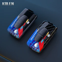 ABS Carbon Fiber Car Key Case Cover For Peugeot 107 207 307 308 407 408 607 3008 5008 For Citroen Xsara Picasso C3 C4 C5 C6 C8