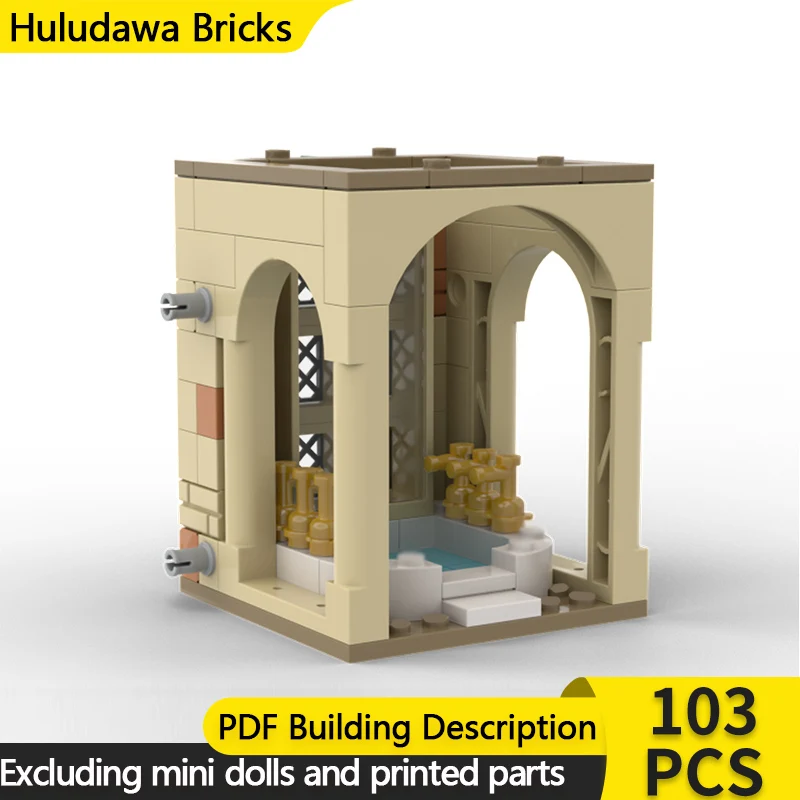 

Magical Movie Model MOC Building Bricks Luxury Large Bath Modular Technology Children Holiday Gifts Assemble Toys Suit