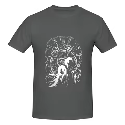 Funny Time broken Promotion Men's Printed T-Shirt Unisex T shirtSummer