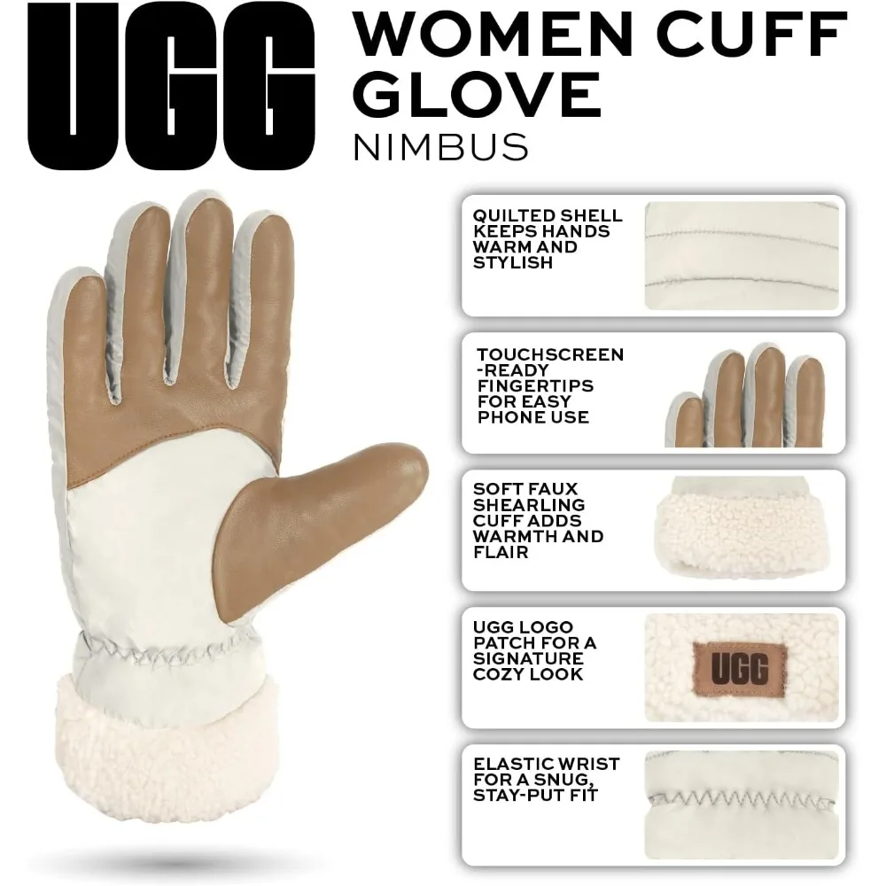 قفازات نسائية معزولة مقاومة للماء للحماية من جميع الأحوال الجوية