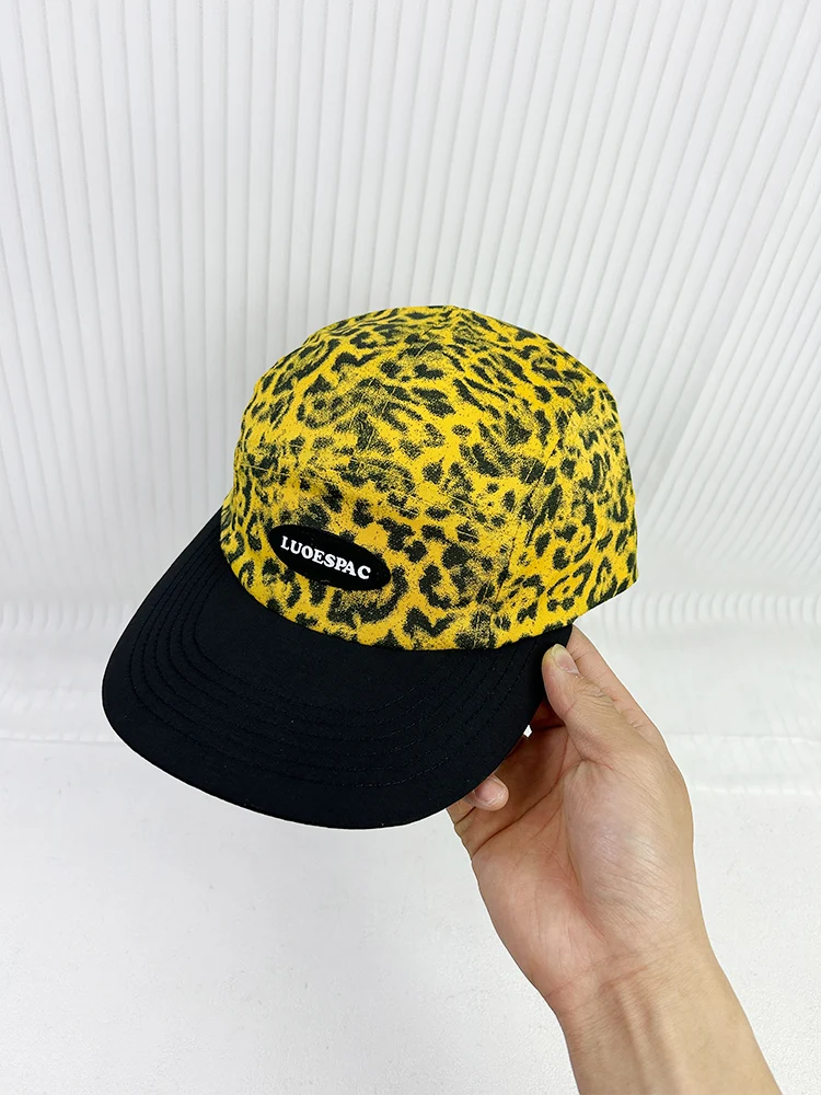 Retro quick-drying flat-brimmed cap men's and women's outdoor breathable sunshade sunscreen big head circumference baseball cap