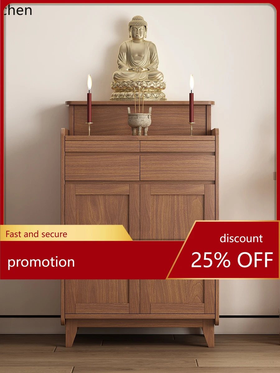 YFY  Style Solid Wood  Altar Incense Table Home Use Worship   Incense  Altar Small Living Room