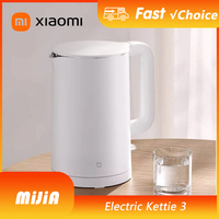 Xiaomi Mijia Electric Kettle 3 1.7L Household 304 Stainless Steel 1800W Fast Heating Automatic Power Off Hot Water Kettle