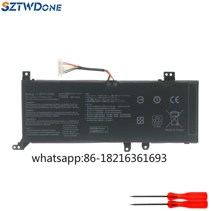 

V4000F/D V4200J/E509Fx412B21N1818-1-2-3 Notebook Battery