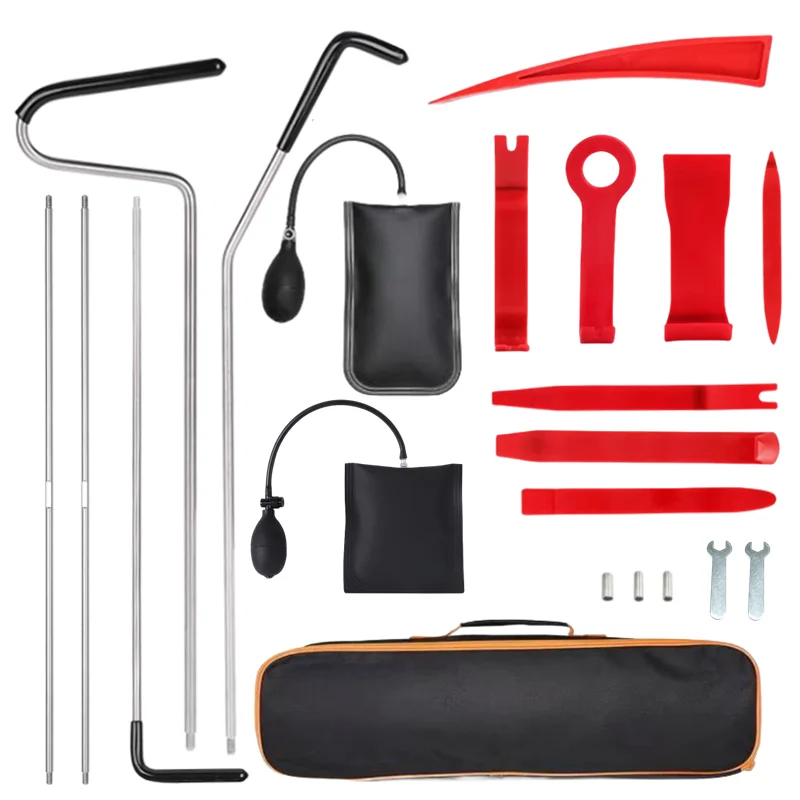 

Automotive Repair Tool Kit, Long-Reach Tools, Emergency Tools, Manual Tools, Portable Automotive Tool Set with Carry Bag for Car