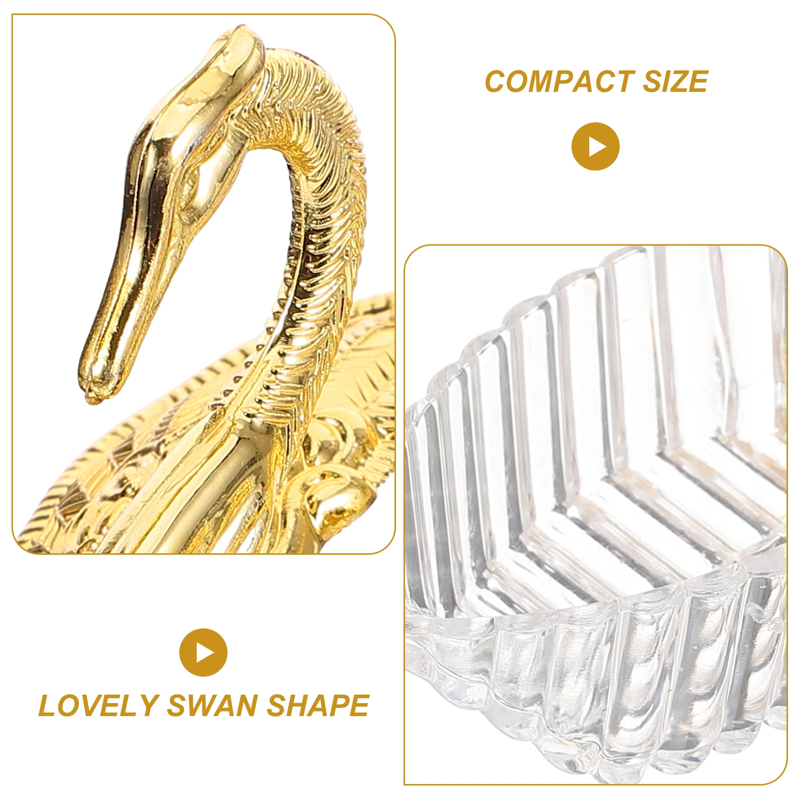 

12pcs Candy Gift Box Swan Pattern Plastic Storage Container For Party Favors Holiday Decor Treats Packaging Creative Home Use