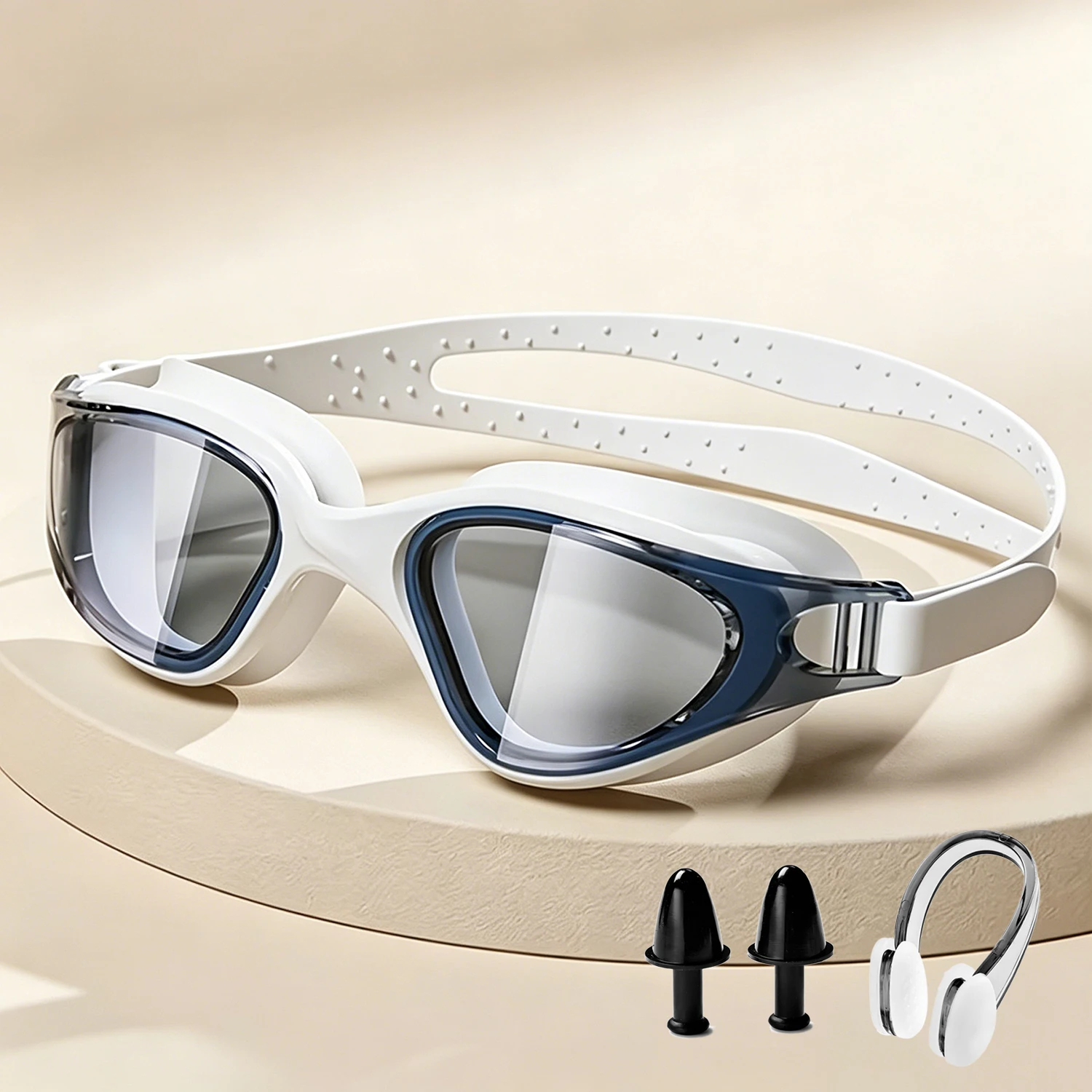 Professionelle HD-Antibeschlag-Schwimmbrille für Männer und Frauen, wasserdichte Erwachsenen-Schwimmbrille für Wettkampf und Training