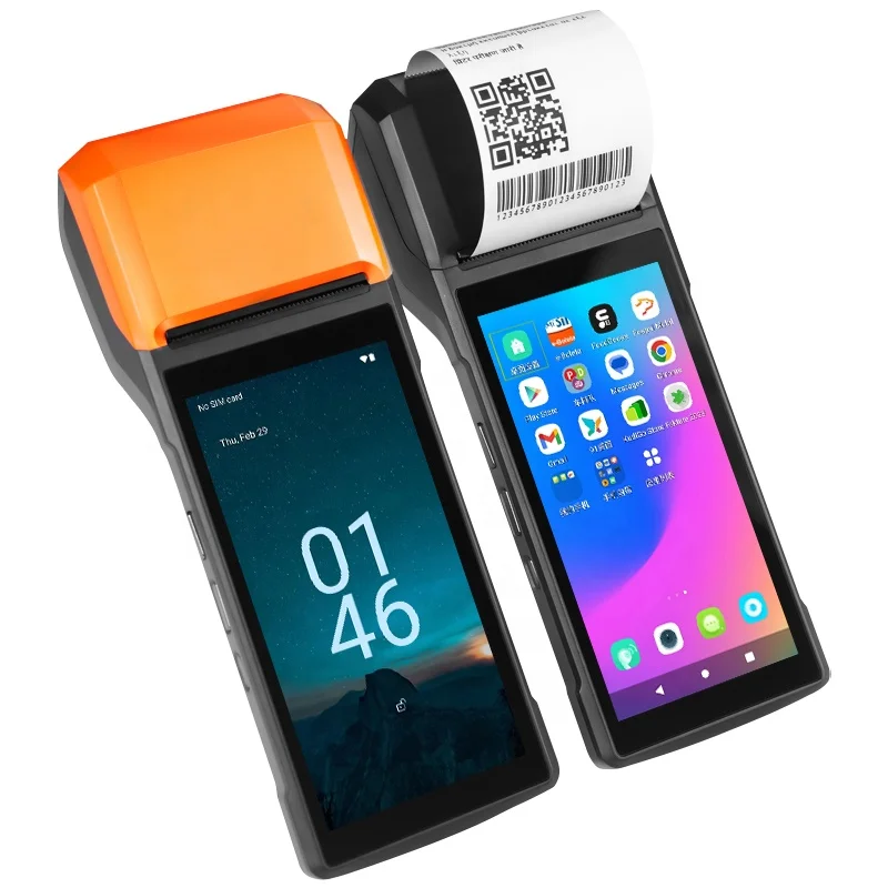 hit productAndroid 13.0 Handheld 5.5 Inch Touch 3G 4G POS with USB Printer WiFi Barcode Scanner