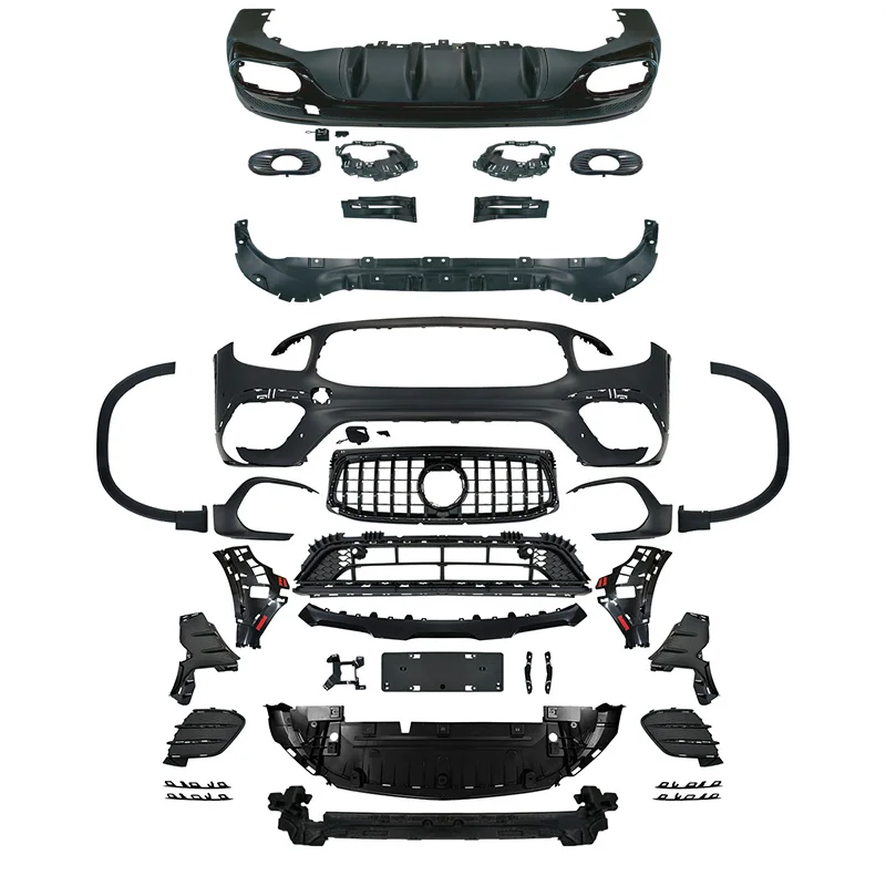 

Clrak AutomobileBodykit for Mercedes BENZ GLB X247 2020-2024 Upgrade Car Bumper pp Material Bodykit Include Front Rear Bumper