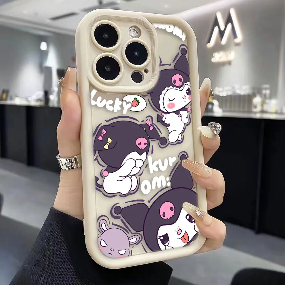 Cute Kuromi Hello Kitty My Melody Case For Infinix TECNO POP 8 CAMON 20 SPARK 10 20 SMART 5 6 7 8 HOT 10 20 30 30I 40 40I Case