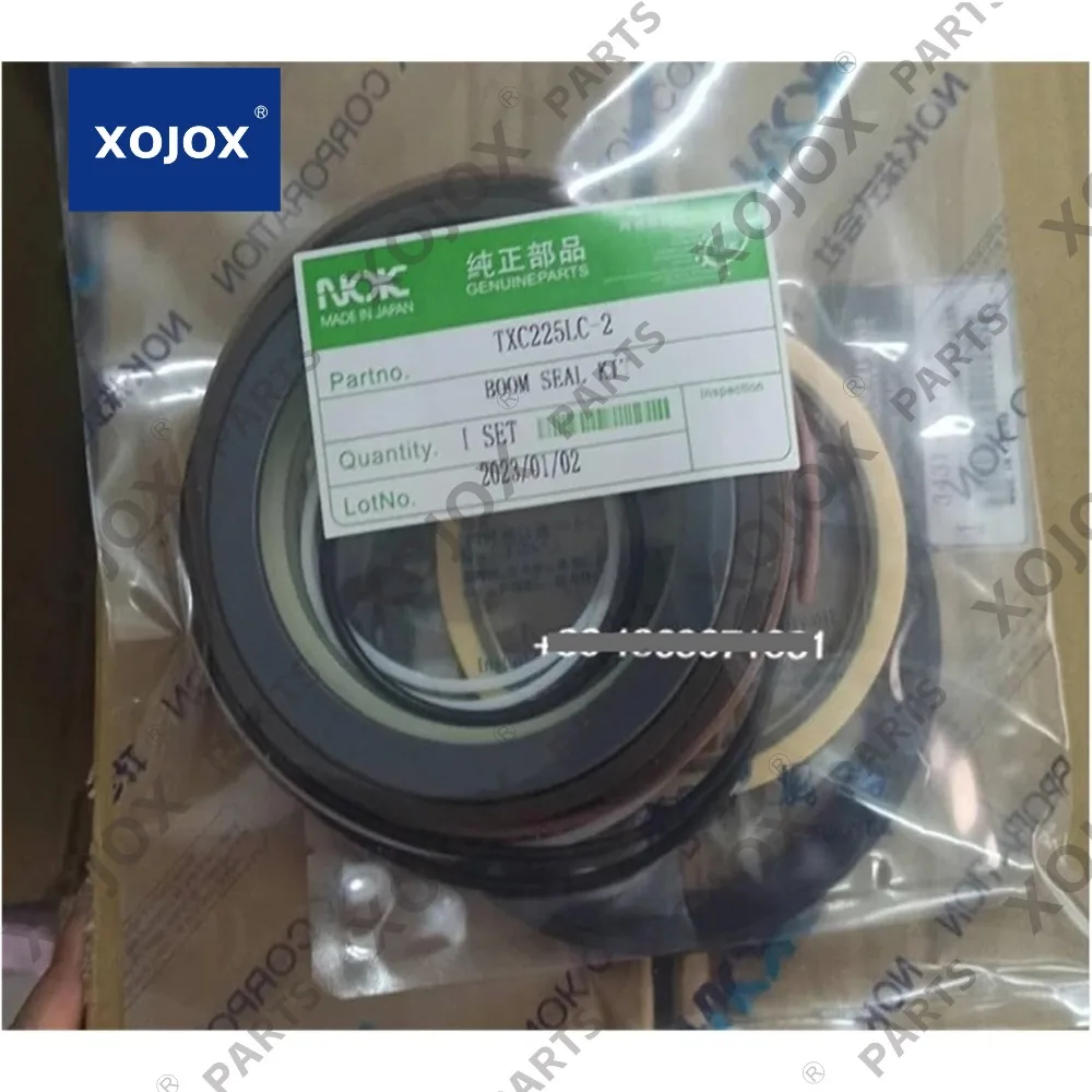 

XOJOX Daewoo DX225LCA K9001878 Комплекты обслуживания стрелы экскаватора Комплект уплотнений гидравлического цилиндра TXC225LC-2 (цвет: качество китайского производства)