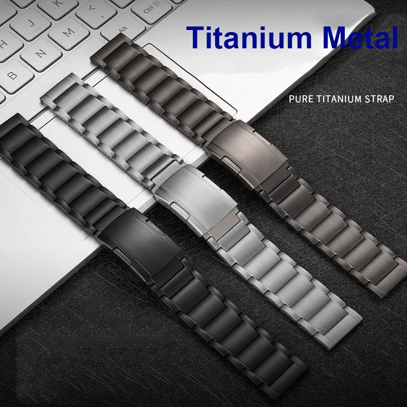 

22mm Titanium Strap for Huawei Watch 3/3 Pro Titanium Metal Watch Band for Huawei GT 2 Magic2 GT2 Pro 2E 46mm watch Wrist Band