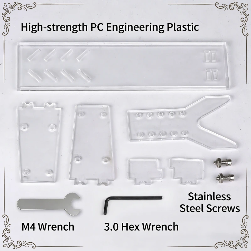 2026 Speelgoedwapen Displayrek Acryl Verdikte Wapenrek Verstelbaar Model Opslag Universele Modelonderdelen