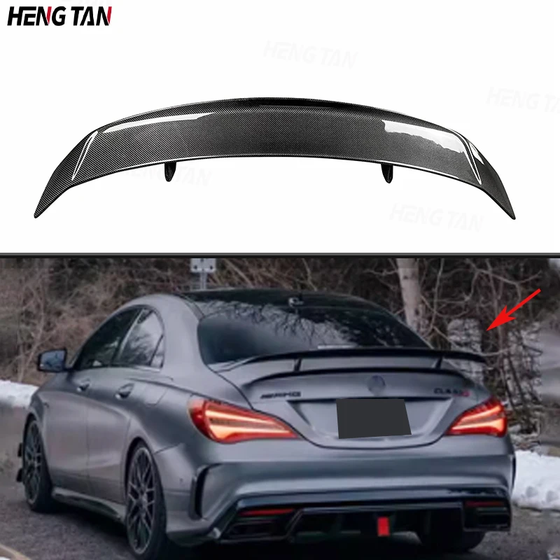 

For Mercedes Benz AMG GT GTR GTS Carbon Fiber Car Rear Trunk Spoiler Rear Wing Tail Wing Parts Upgrade Body kit