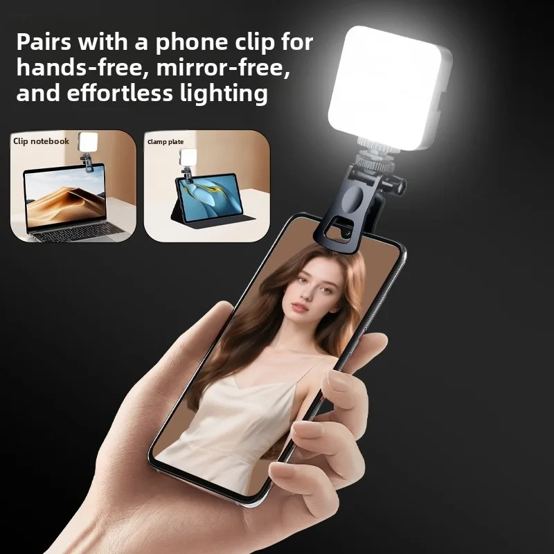 RGB Pocket Light Outdoor Photography Fill Light Live Streaming Photo Camera Full Color Photography Light