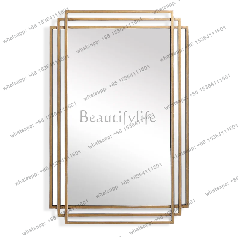 Make-up-Spiegel, perforiert, selbstklebend, hochauflösend, intelligenter Wandspiegel, Ganzkörperspiegel, Acryl-Badezimmerspiegel